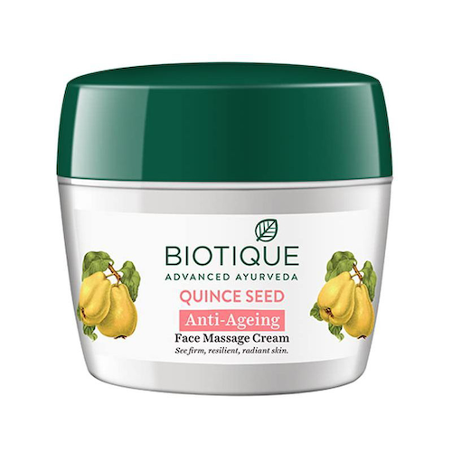 Массажный крем для лица с Айвой (175 г), Quince Seed Anti-Ageing Face Massage Cream, произв. Biotique #1