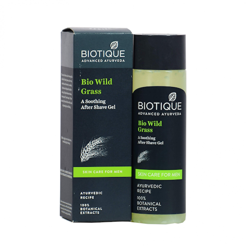 Мужской гель после бритья (120 мл), Bio Wild Grass After Shave Gel, произв. Biotique #1