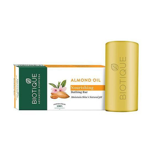 Мыло с Миндальным маслом: питание кожи (150 г), Almond Oil Nourishing Bathing Bar, произв. Biotique #1