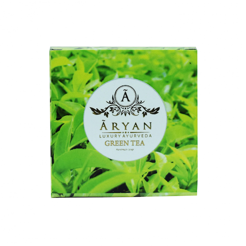 Мыло с Зеленым чаем (100 г), Green Tea Soap, произв. Aryan #1