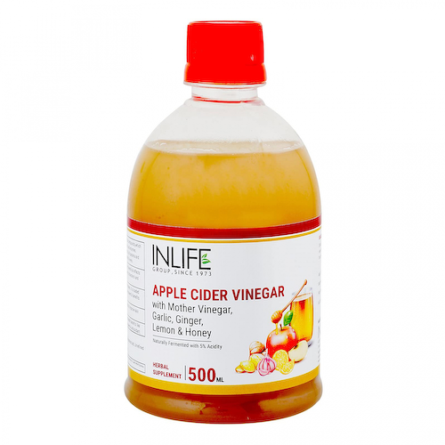 Нефильтрованный Яблочный уксус (500 мл), Apple Cider Vinegar, произв. INLIFE #1