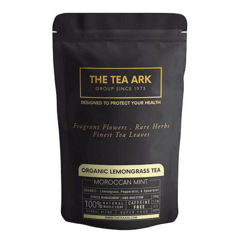 Органический чай из Лемонграсса и Марокканской мяты (50 г), Organic Lemongrass Tea Moroccan Mint Pouch, произв. INLIFE #1