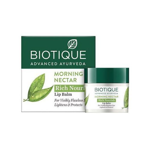 Питательный бальзам для губ (12 г), Morning Nectar Rich Nourish Lip Balm, произв. Biotique #1