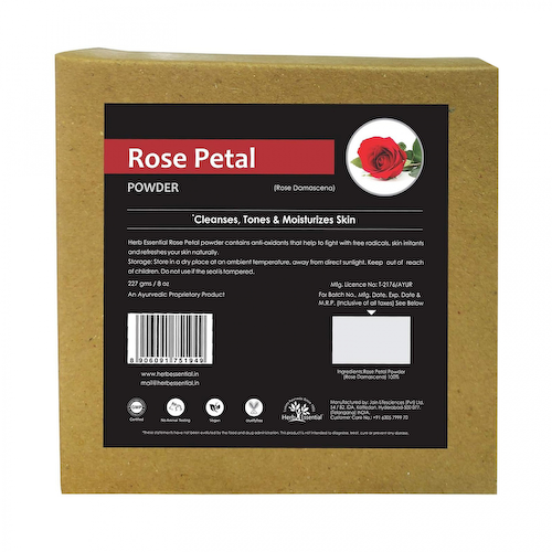 Порошок лепестков Роз (227 г), Rose Petal Powder, произв. Herb Essential #1