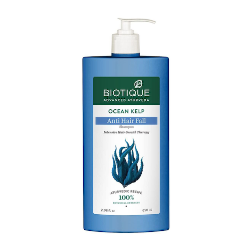 Шампунь против выпадения волос (650 мл), Ocean Kelp Anti Hair Fall Shampoo, произв. Biotique #1