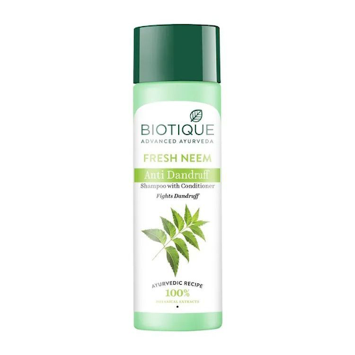 Шампунь-кондиционер против перхоти с Нимом (120 мл), Fresh Neem Anti Dandruff Shampoo with Conditioner, произв. Biotique #1