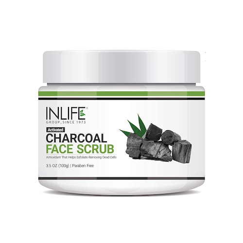 Скраб для лица с Древесным углем (100 г), Charcoal Face Scrub, произв. INLIFE #1