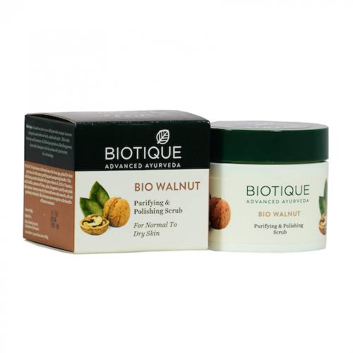 Скраб для лица с Грецким орехом (50 г), Bio Walnut Scrub, произв. Biotique #1