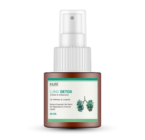 Смесь натуральных эфирных масел (60 мл), Lung Detox Natural Essential Oils Blend, произв. INLIFE #1