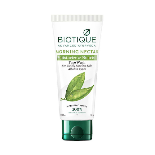 Средство для умывания: увлажнение и питание кожи (100 мл), Morning Nectar Moisturize &amp; Nourish Face Wash, произв. Biotique #1