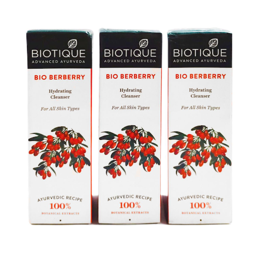 Средство для увлажнения и очищения кожи с Барбарисом (3 х 120 мл), Bio Berberry Hydrating Cleansing Set, произв. Biotique #1