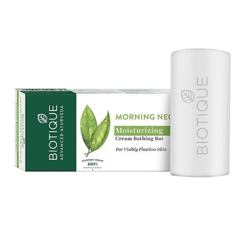 Увлажняющее крем-мыло (150 г), Morning Nectar Moisturizing Cream Bathing Bar, произв. Biotique #1