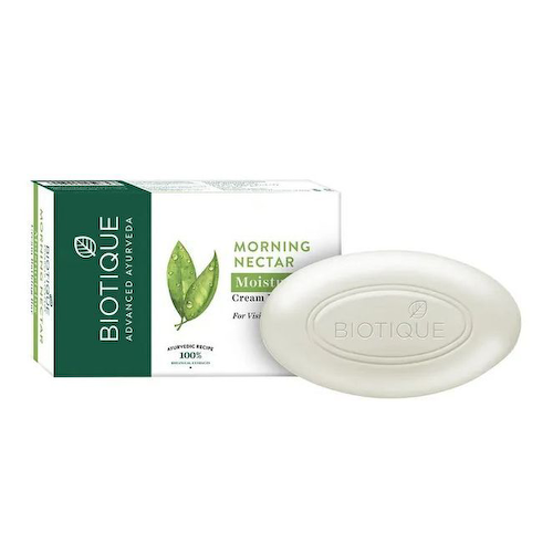 Увлажняющее крем-мыло (75 г), Morning Nectar Moisturizing Cream Bathing Bar, произв. Biotique #1
