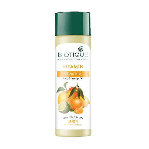 Витаминное массажное масло (200 мл), Bio Vitamin Body Massage Oil, произв. Biotique #1