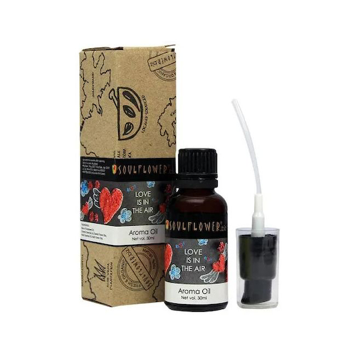 Ароматическое масло для повышения чувственности (30 мл), Love is in the Air Aroma Oil, произв. Soulflower #1