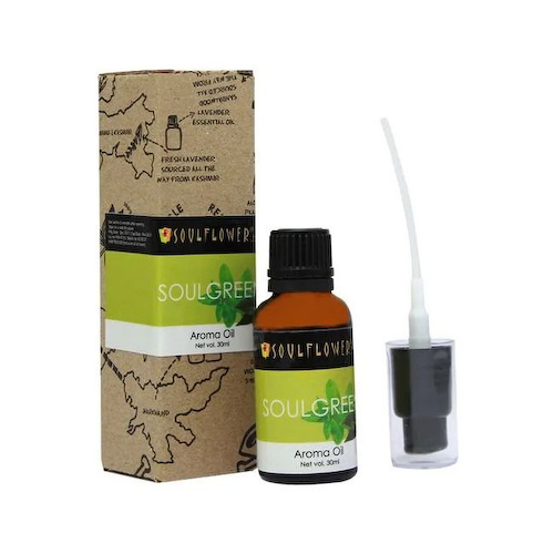 Ароматическое масло Мяты (30 мл), Soulgreen Aroma Oil, произв. Soulflower #1