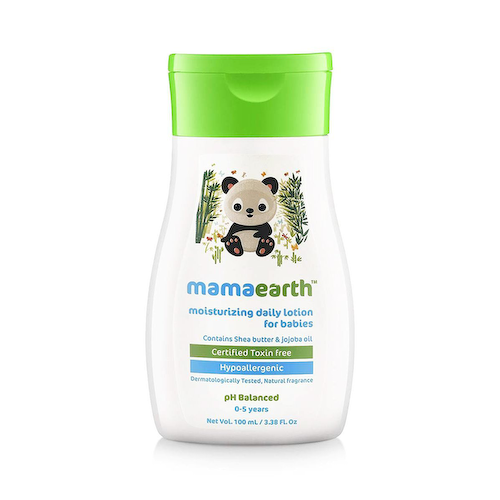 Детский увлажняющий лосьон (100 мл), Moisturizing Daily Lotion for Babies, произв. Mamaearth #1