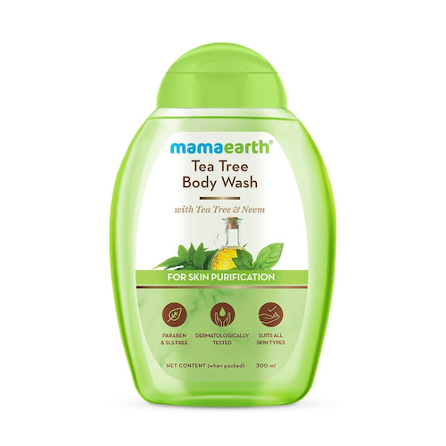 Гель для душа с Чайным деревом: для очищения кожи (300 мл), Tea Tree Body Wash for Skin Purification, произв. Mamaearth #1