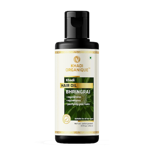 Масло для волос с Брингараджем (210 мл), Hair Oil Bhringraj, произв. Khadi Organique #1