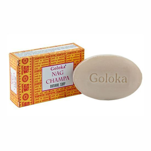 Натуральное мыло Наг Чампа (75 г), Nag Champa Natural Soap, произв. Goloka #1