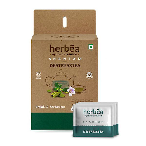 Шантам: чай против стресса (20 пак, 1,5 г), Shantam Destresstea, произв. Herbëa #1