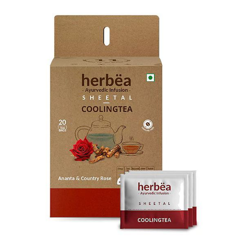 Шитал: охлаждающий чай (20 пак, 1,5 г), Sheetal Coolingtea, произв. Herbëa #1