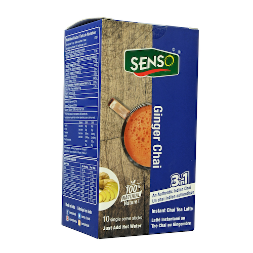 Чай с Имбирем 3 в 1 (10 стиков, 14 г), Ginger Chai 10 sticks 3 in 1, произв. Senso #1