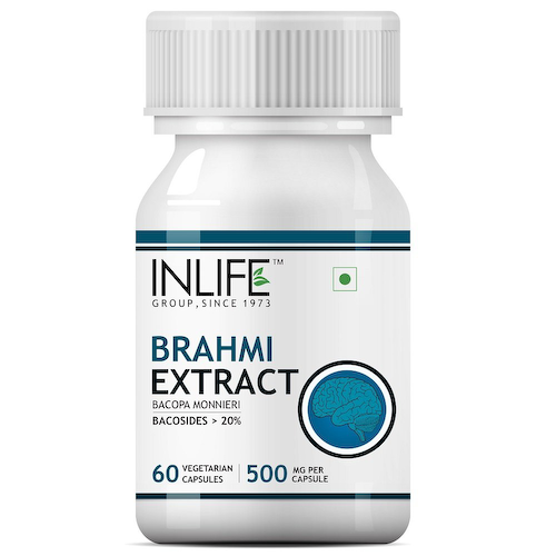 Экстракт Брахми (60 кап, 500 мг), Brahmi Extract, произв. INLIFE #1