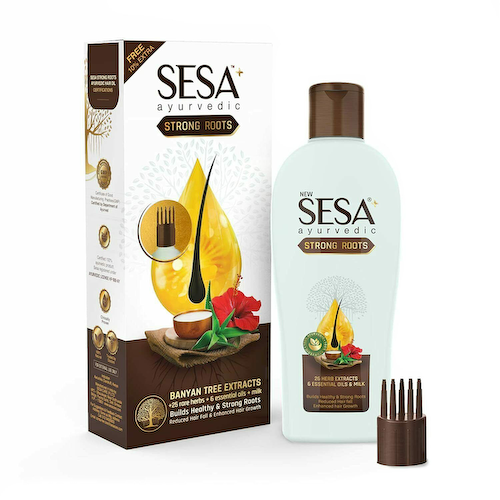 Масло для укрепления корней волос (110 мл), Ayurvedic Strong Roots Hair Oil, произв. Sesa #1