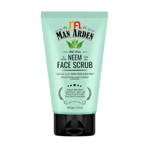 Скраб для лица с Нимом против акне (100 г), Anti-Acne Neem Face Scrub, произв. Man Arden #1