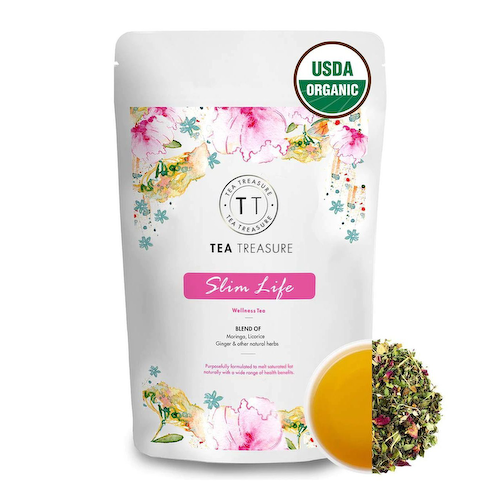 Зеленый чай для снижения веса (100 г), Slim Life Wellness Tea, произв. Tea Treasure #1