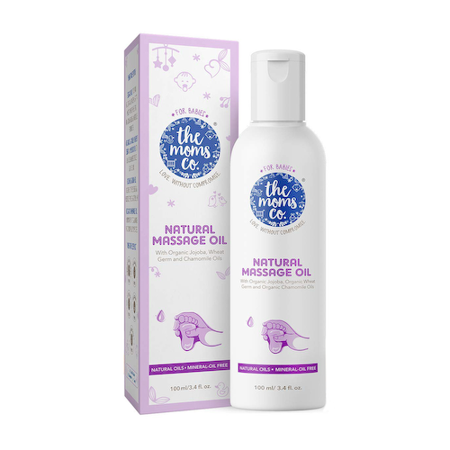 Детское массажное масло (100 мл), Natural Baby Massage Oil with 10 Oils, произв. The Moms Co. #1