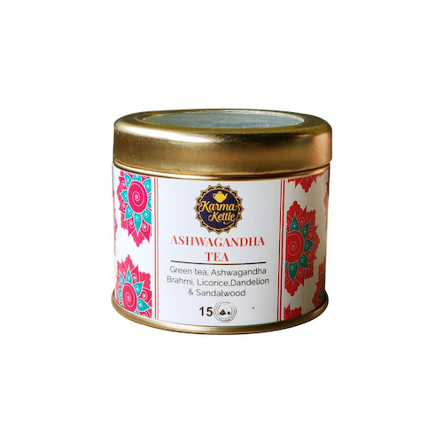 Зеленый чай с Ашвагандой (15 пак), Ashwagandha Tea, произв. Karma Kettle #1