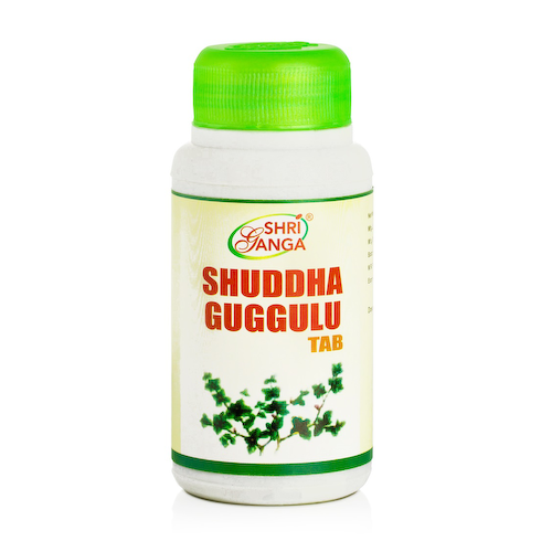 Шуддха Гуггул (120 таб, 750 мг), Shuddha Guggulu, произв. Shri Ganga Pharmacy #1