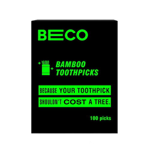 Бамбуковые зубочистки (100 шт), Bamboo Toothpicks, произв. Beco #1