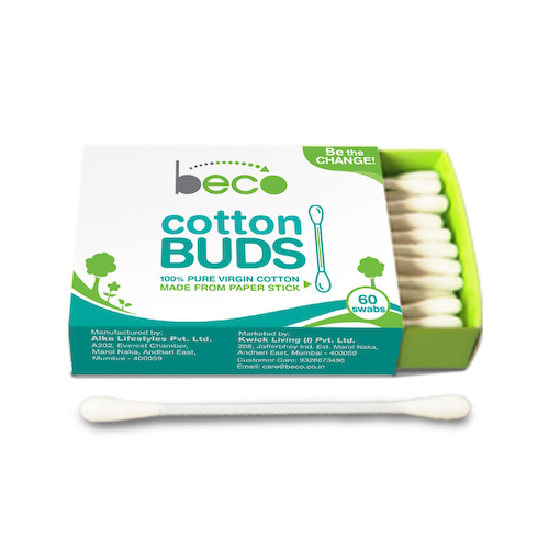 Ватные палочки (30 шт), Cotton Buds, произв. Beco #1