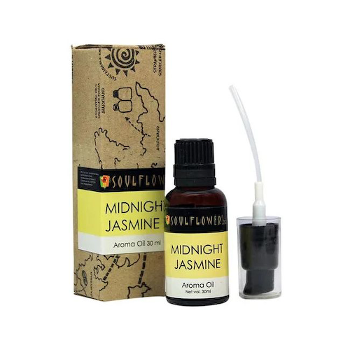 Ароматическое масло Жасмина (30 мл), Midnight Jasmine Aroma Oil, произв. Soulflower #1