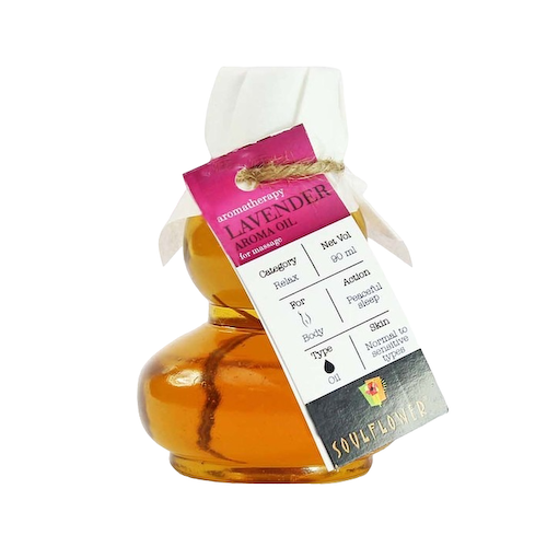 Ароматическое массажное масло Лаванда (90 мл), Lavender Aroma Massage Oil, произв. Soulflower #1