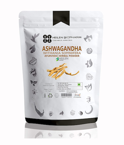 Ашвагандха (100 г), Ashwagandha Herbal Powder, произв. Heilen Biopharm #1