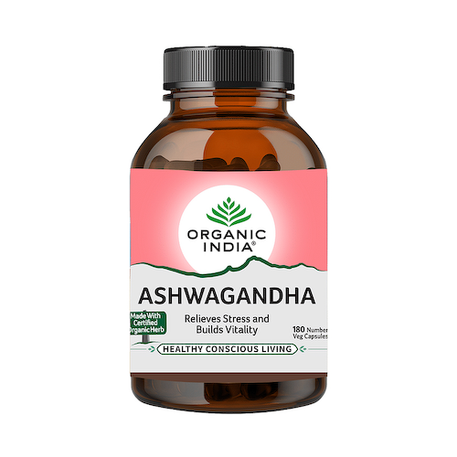Ашвагандха (180 кап, 400 мг), Ashwagandha, произв. Organic India #1