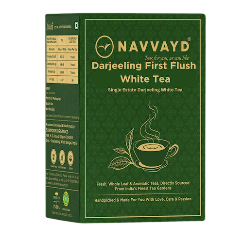 Белый чай Дарджилинг первого сбора (100 г), Darjeeling First Flush White Tea, произв. Navvayd #1