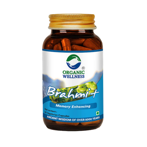Брахми Плюс (90 кап, 350 мг), Brahmi+, произв. Organic Wellness #1