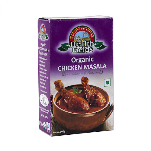 Чикен Масала: приправа для курицы (100 г), Organic Chicken Masala, произв. Health Fields #1