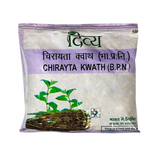Чирайта Кватх (100 г), Chirayta Kwath, произв. Patanjali #1
