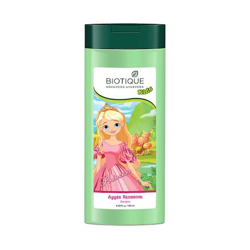 Детский шампунь с Яблоком (180 мл), Apple Blossom Princess Shampoo Kids, произв. Biotique #1