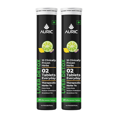 Добавка для детокса печени (2 x 20 таб, 3,8 г), Liver Detox, произв. Auric #1