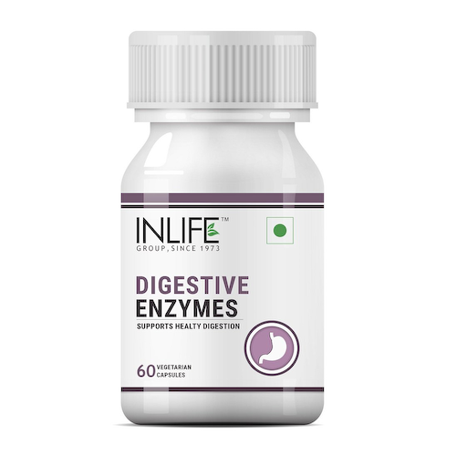 Добавка для пищеварения (60 кап), Digestive Enzymes, произв. INLIFE #1