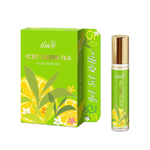 Духи женские Зеленый чай со льдом (10 мл), Iced Green Tea Pure Perfume, произв. Iba Halal Care #1