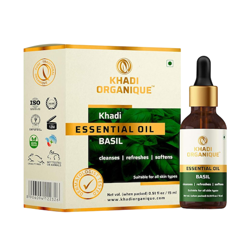 Эфирное масло Базилика (15 мл), Essential Oil Basil, произв. Khadi Organique #1