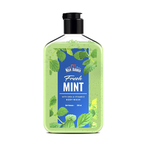 Гель для душа Мятная свежесть с маслом Ши и Витамином Е (250 мл), Fresh Mint Body Wash with Shea &amp; Vitamin E, произв. Man Arden #1